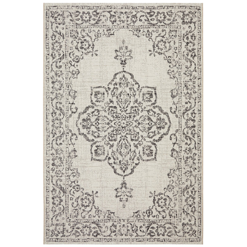 Borough Wharf Methuen Black Indoor Outdoor Rug Wayfair Co Uk