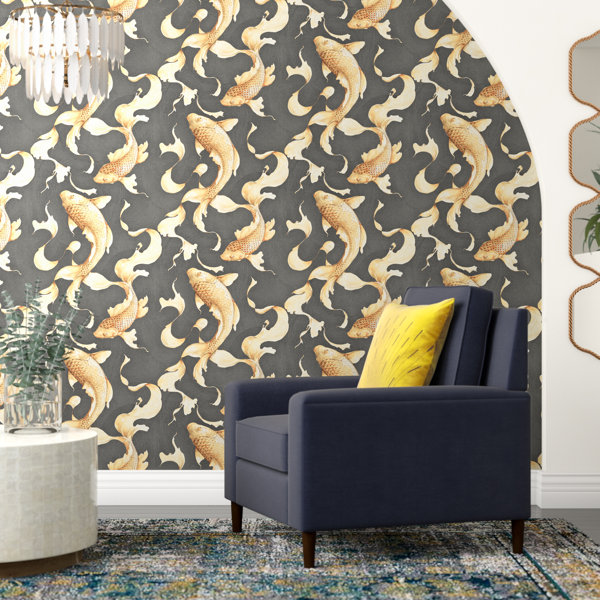 World Menagerie Coldwell Fish 33 X 20 5 Metallic Foiled