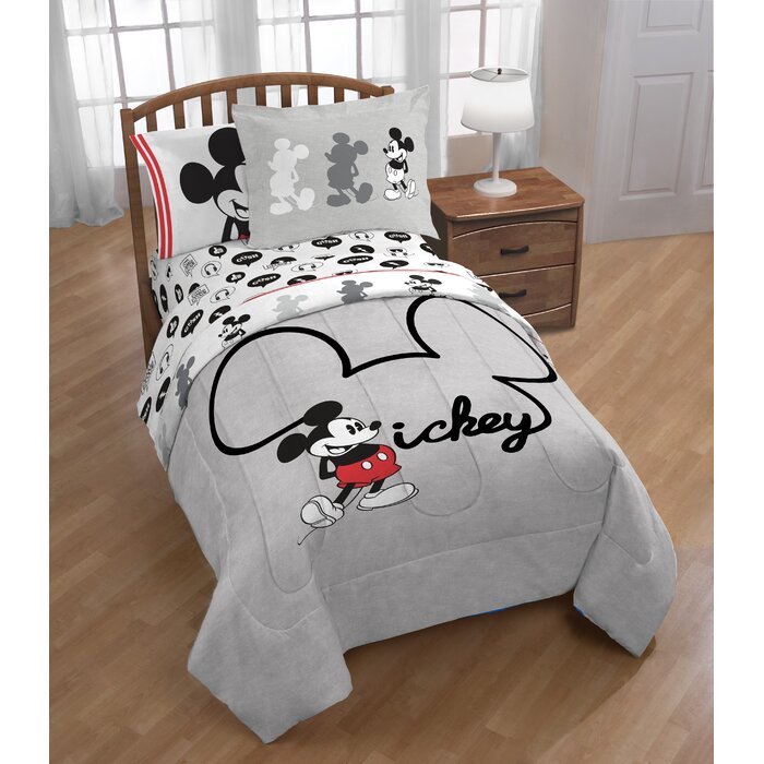 Personalised Pink Duvet Cover Set Bedding Disney Minnie Mickey
