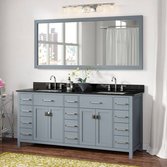 Winston Porter Swatzell 72 Double Bathroom Vanity Set Wayfair