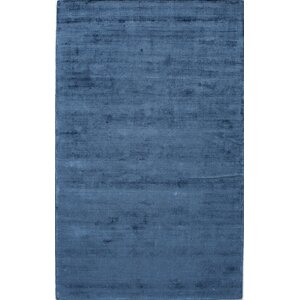 Hand-Tufted Blue Area Rug