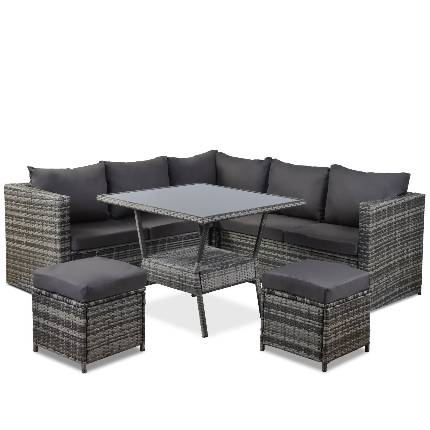 8 seater rattan furniture set