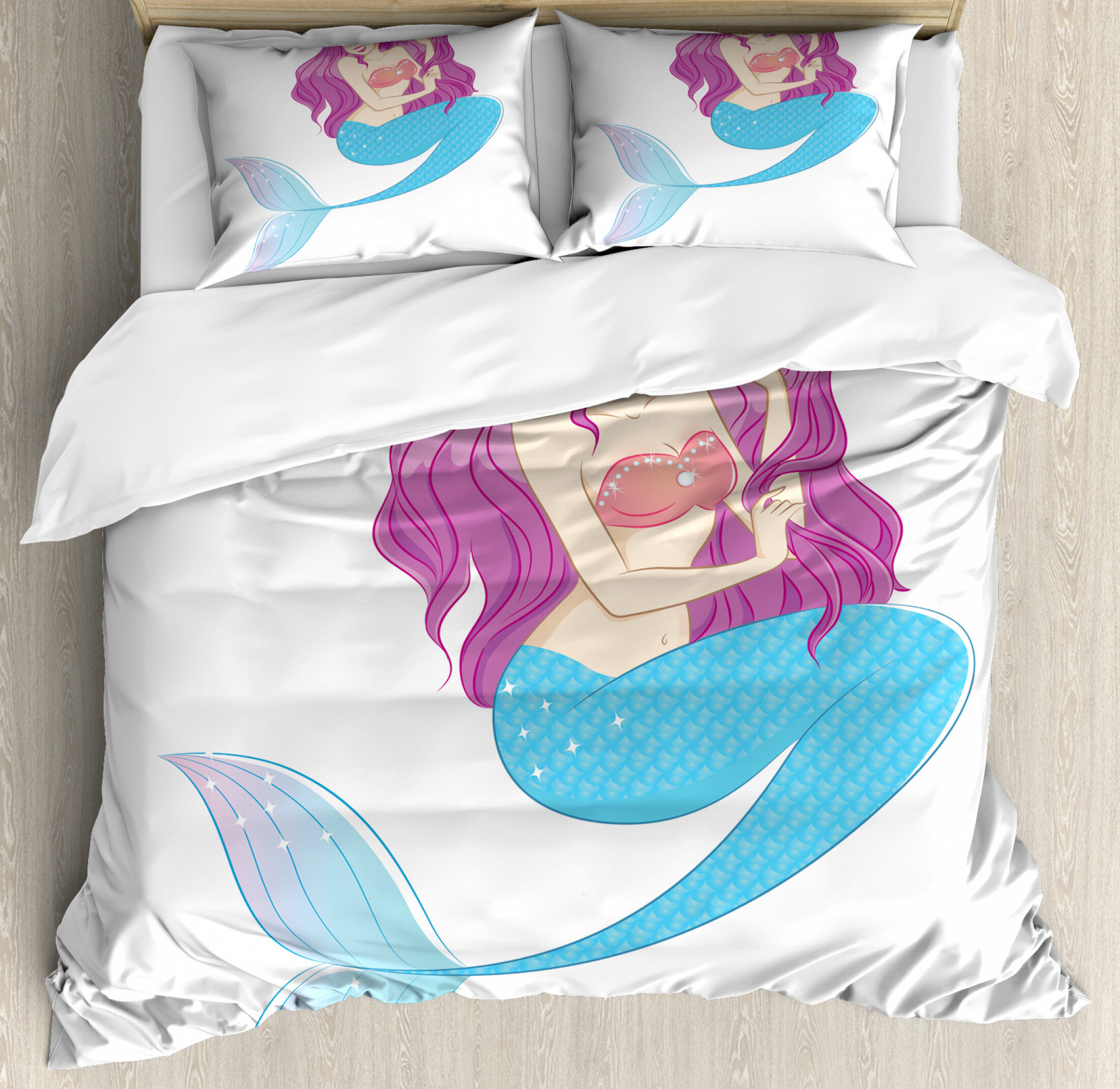 East Urban Home Mermaid Duvet Cover Set Wayfair