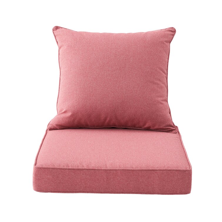 pink outdoor seat cushions