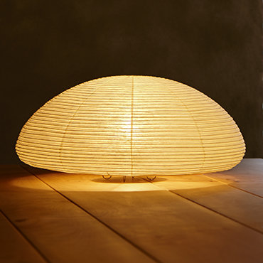 Paper Saucer Moon 6" Table Lamp