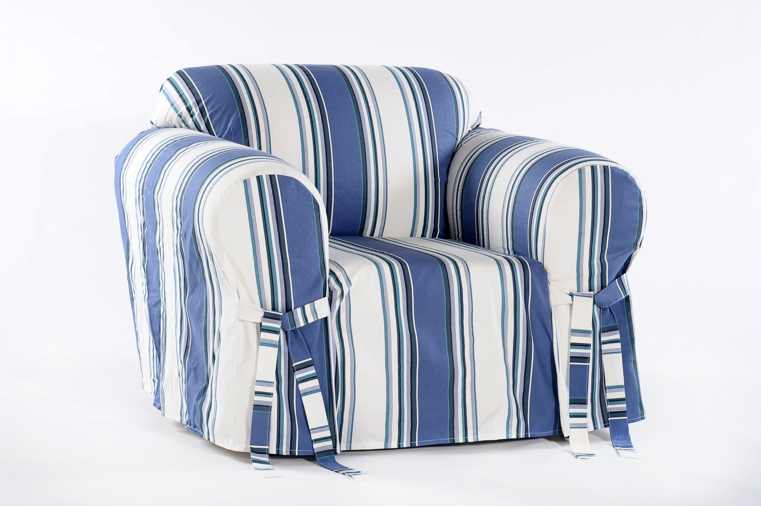 Breakwater Bay 100% Cotton Duck Box Cushion Armchair Slipcover ...