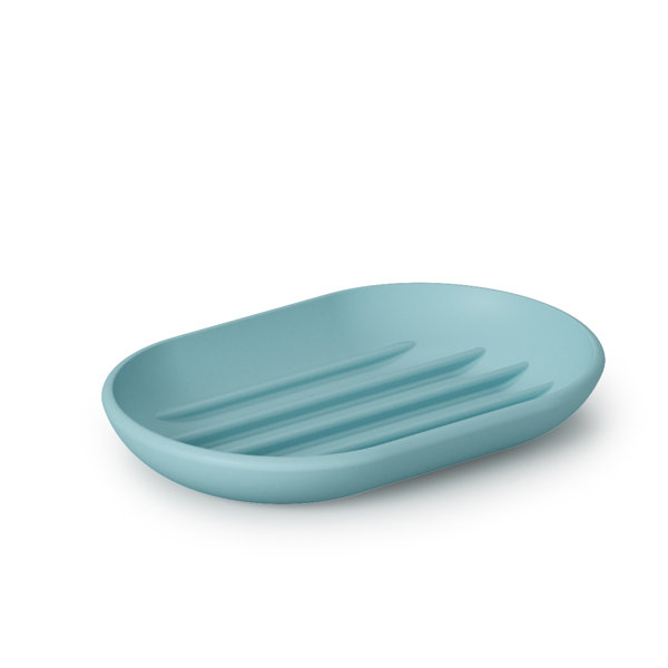 Soap Dish Twist Navy Blue High Quality Swiss Brand Earthenware Blue