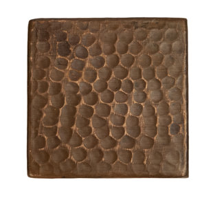 Oil Rubbed Bronze Tile Trim Wayfair 3 X Hammered Copper Tile In Oil Rubbed Bronze Set Of 8