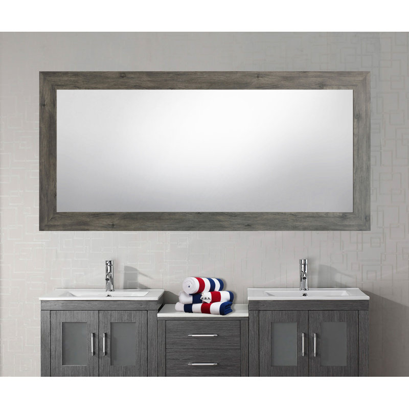 Gracie Oaks Lunt Farmhouse Bathroom Vanity Mirror Reviews
