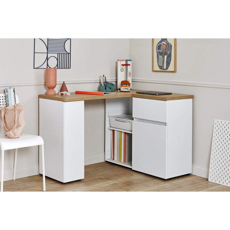Jahnke Cu Libre 127 E L Shape Computer Desk Wayfair Co Uk