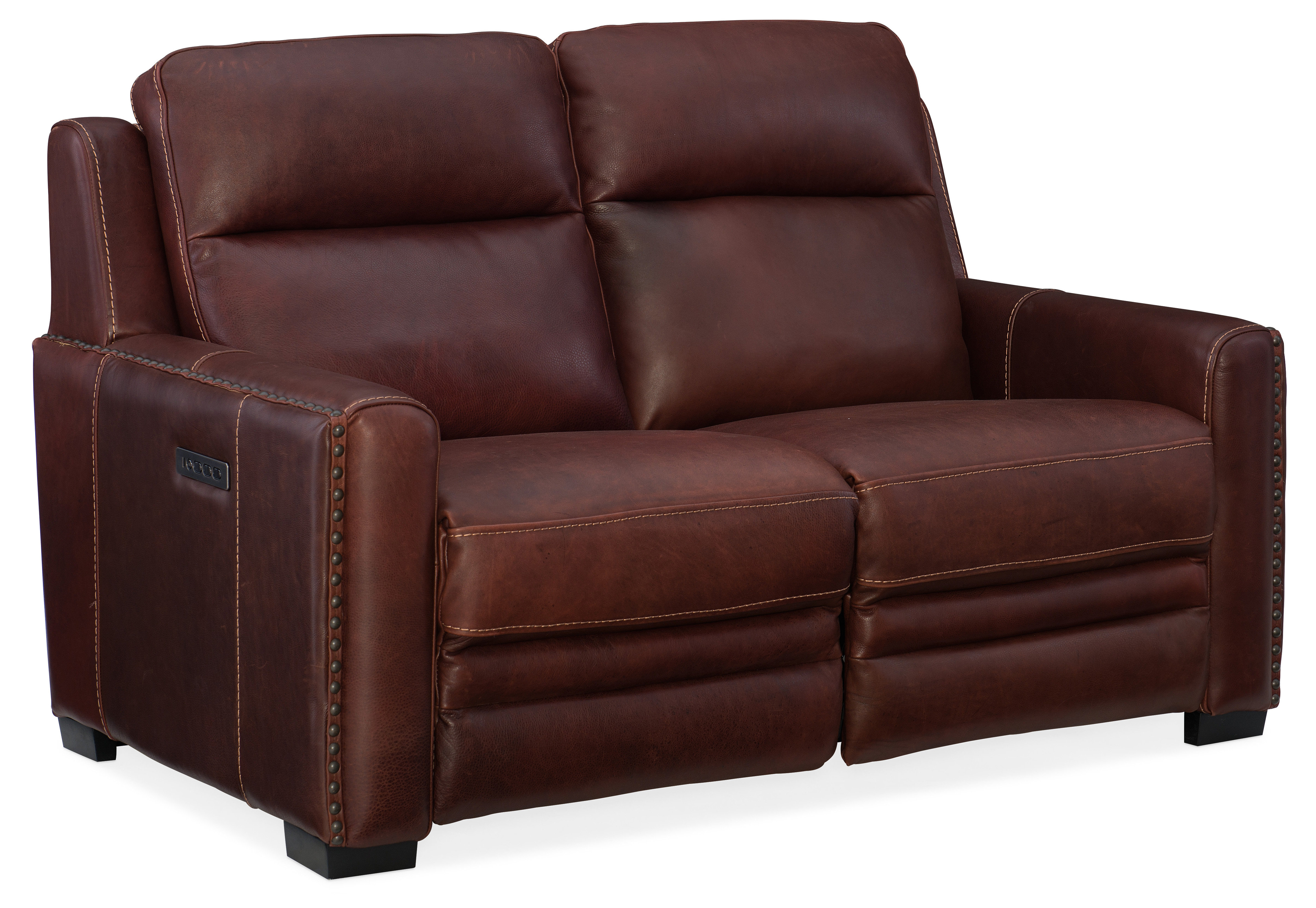 Hooker Furniture Aviator Leather Reclining Loveseat Wayfair