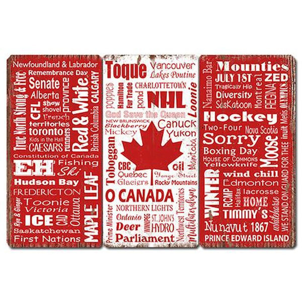 Millwood Pines Local Canada Wooden Sign Wall Decor Wayfair
