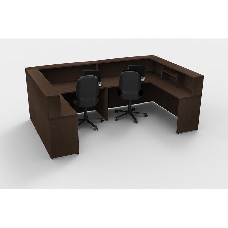 Latitude Run Alviva Office U Shape Reception Desk Wayfair