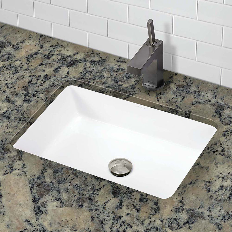 DECOLAV Lilli Classically Redefined Ceramic Rectangular ...