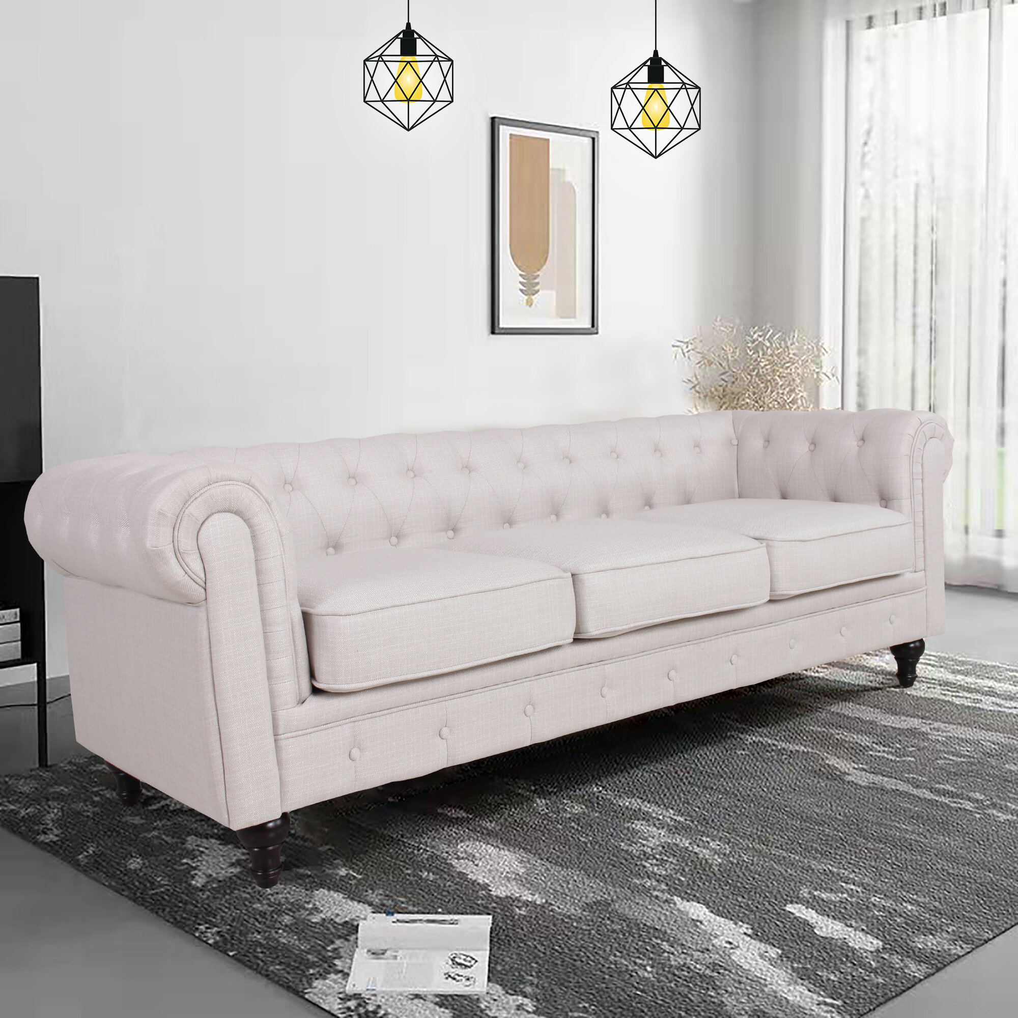 chesterfield snuggle sofa