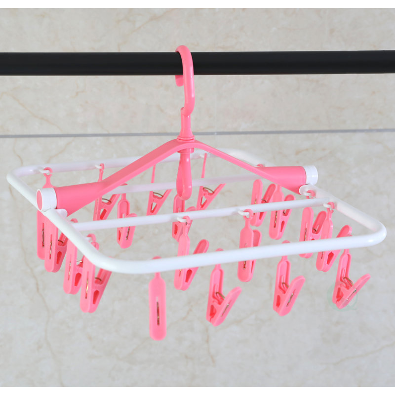 Rebrilliant Laundry Drying Hanger Rack 15 Retractable Clothes