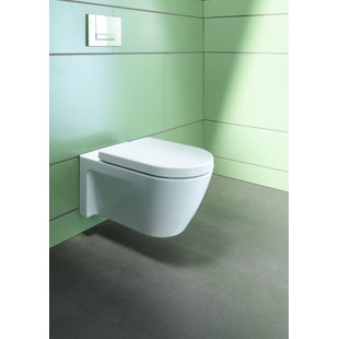 Go to store & view more images Duravit Starck Wall Mounted Washdown Dual Flush Elongated Toilet Bowl