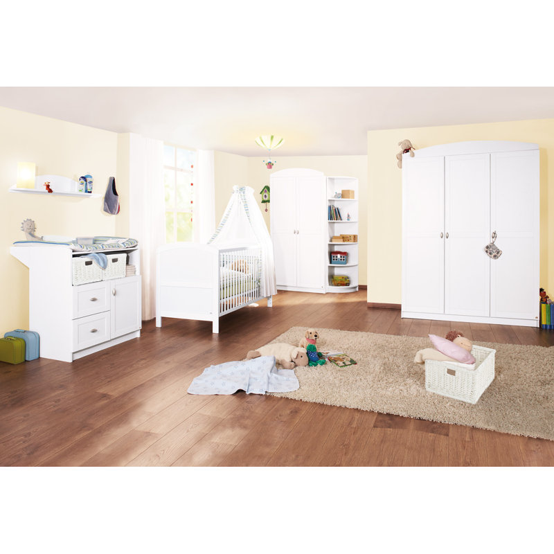 cot and changing unit