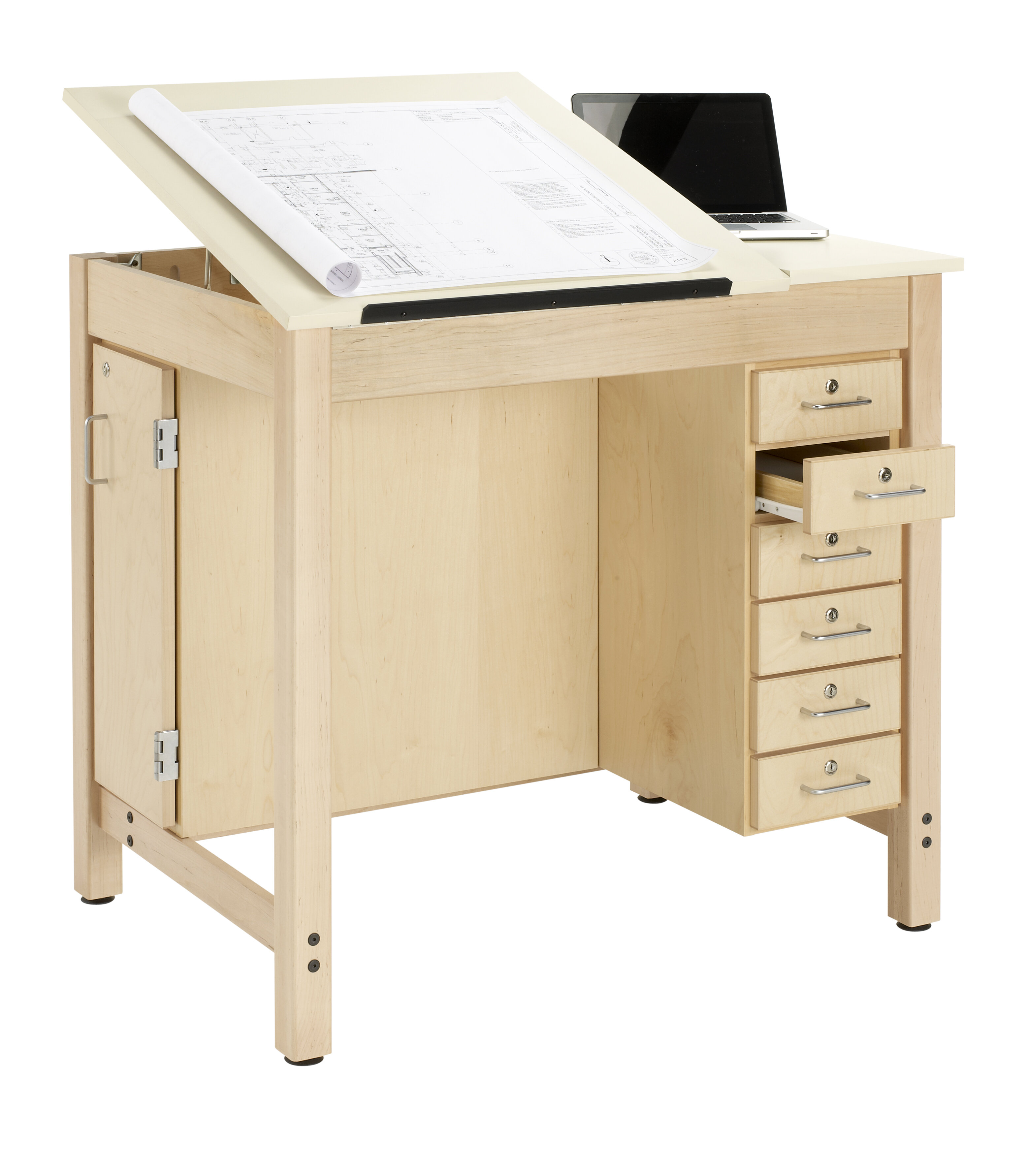 Diversified Woodcrafts Solid Wood Drafting Table Wayfair