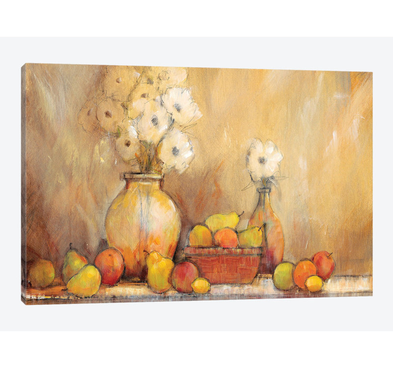East Urban Home Minimalist Still Life Study Ii Watercolor Painting Print On Wrapped Canvas Wayfair