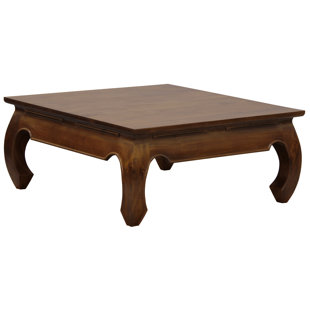 Fine Handcrafted Solid Mahogany Wood Opium Coffee Table by NES Furniture Cheap