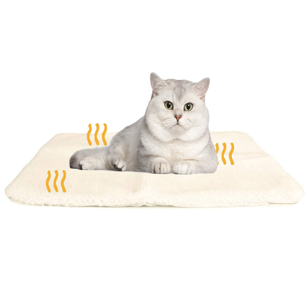 Dog Heating Pad for Dog Bed Indoor,Outdoor Extra Dog Heated Pad,Pet Heating Dog Pad,Cat Warming Mat,Chew Proof Steel Cord,Waterproof,for Small Medium Pet Cat Puppy Dog Bed,Easy Clean 