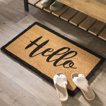 Ebern Designs Bagley Non Slip Outdoor Door Mat Reviews Wayfair