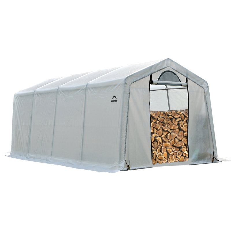 ShelterLogic Plastic Firewood Seasoning 10 Ft. x 20 Ft ...