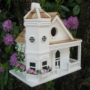 Home Bazaar Poly Resin Birdhouse Wayfair