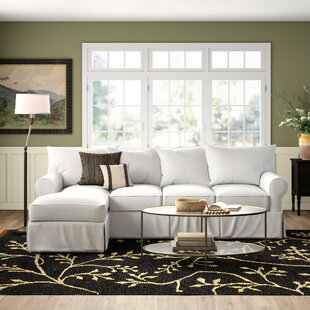 Microsuede Sectional Sofa Birch Lane