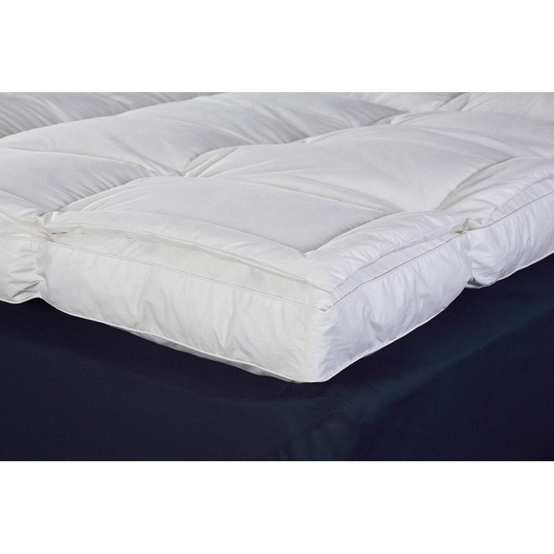 Myla Luxury 4 White Duck Down Feather Mattress Topper Reviews