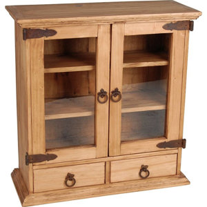 H?ngevitrine Mexico aus Massivholz von Hazelwood..