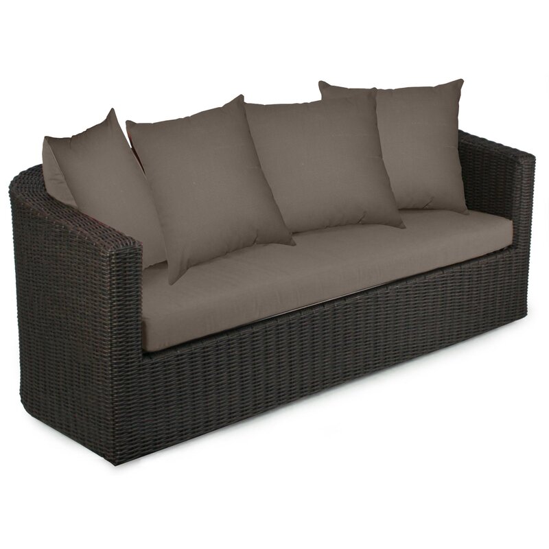 Axcss Inc Palomino Patio Sofa With Sunbrella Cushions Wayfair