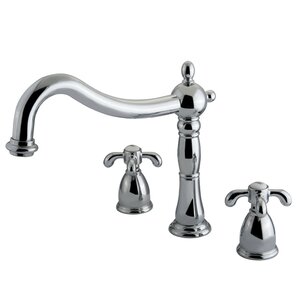 French Country Double Handle Roman Tub Faucet