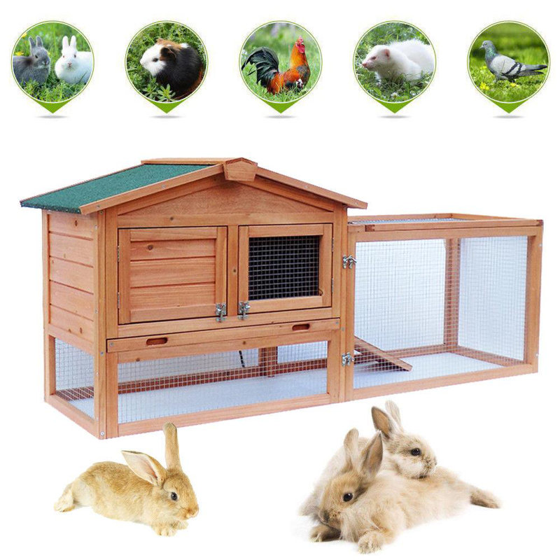 wooden rabbit chicken coops