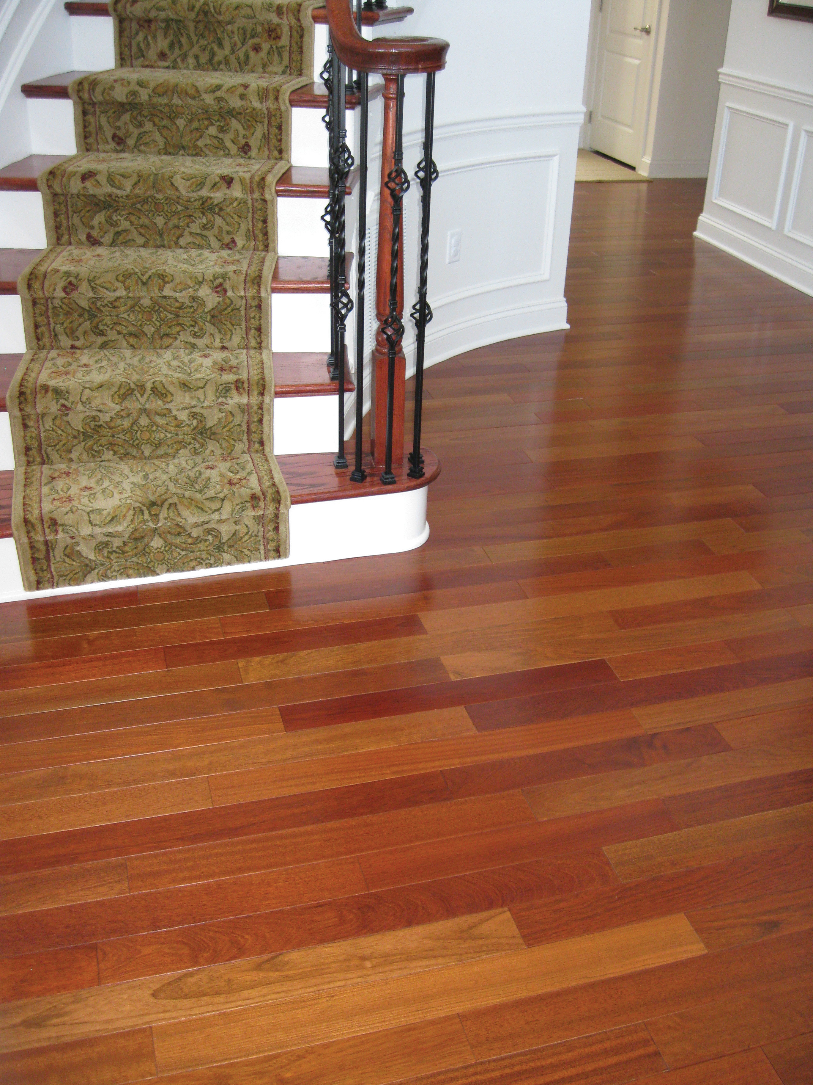 Solid Exotic Cherry 25 Thick X 3 58 Wide X Varying Length Solid Hardwood Flooring 