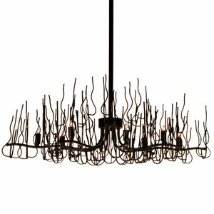 Heracles 8-Light Sputnik Metal Chandelier