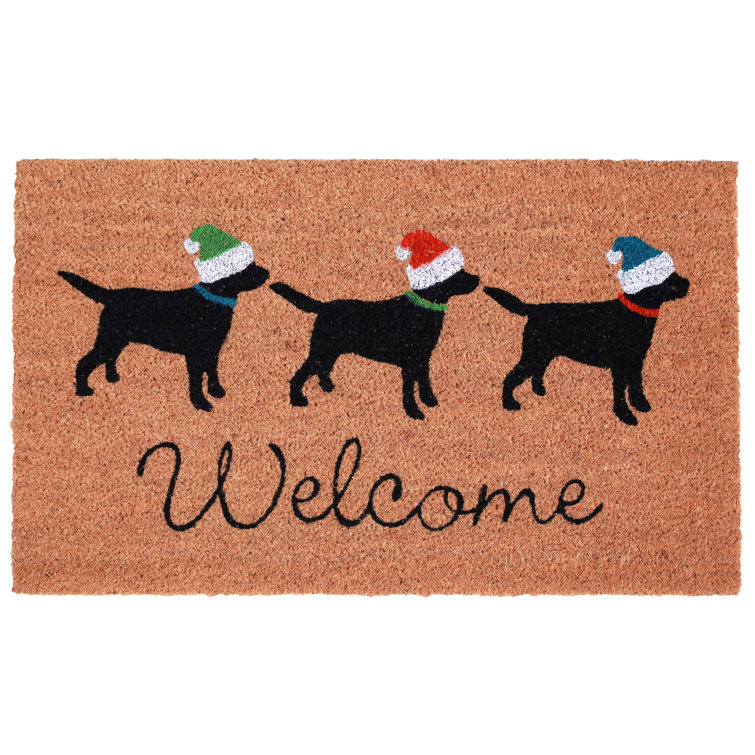 dogs welcome doormat