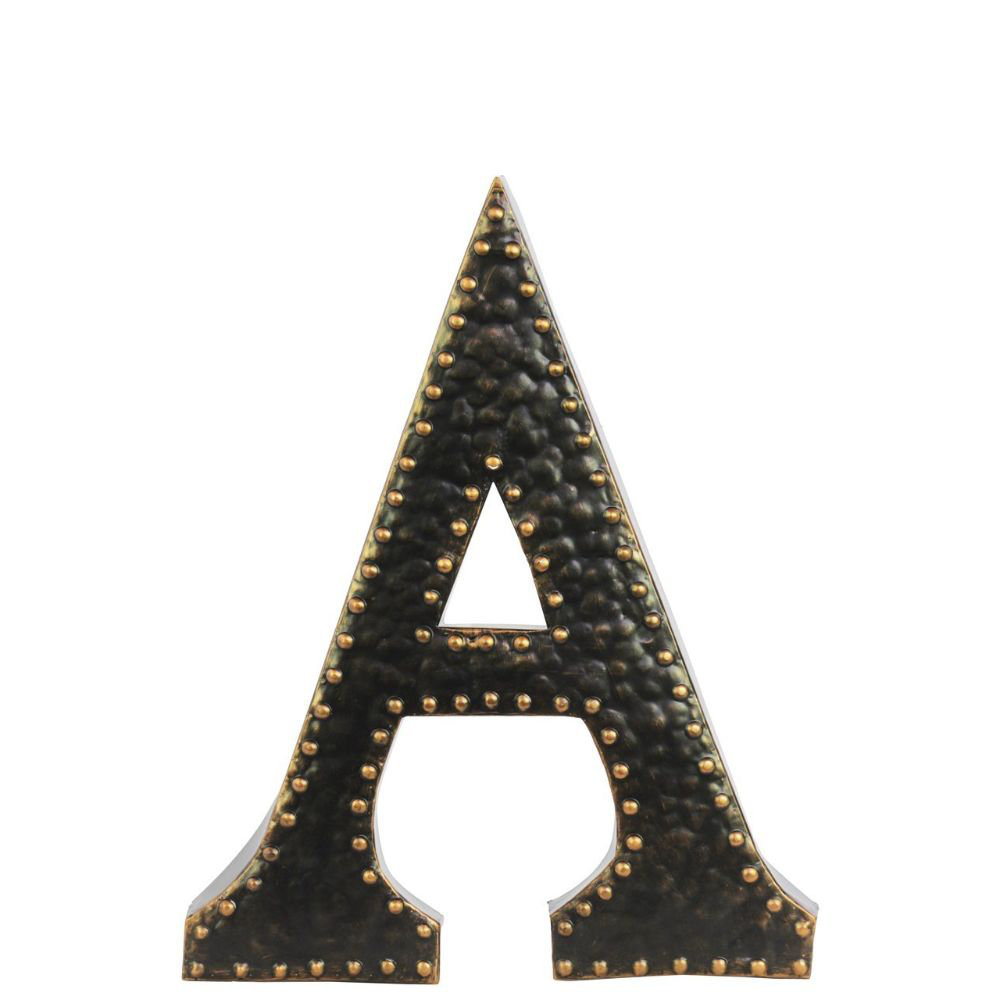 Williston Forge Metal Letter Wall Décor With Rivets Wayfair