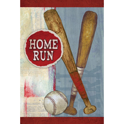 Home Run Garden flag Toland Home Garden