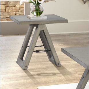 Eliza Sawhorse End Table by 17 Stories