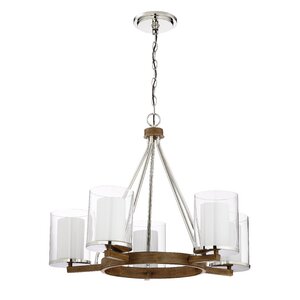 Rohrbaugh 5-Light Shaded Chandelier