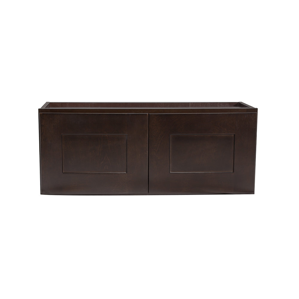 Ebern Designs Frits Fully Assembled 30x12x12 In Kitchen Wall Cabinet In White Wayfair