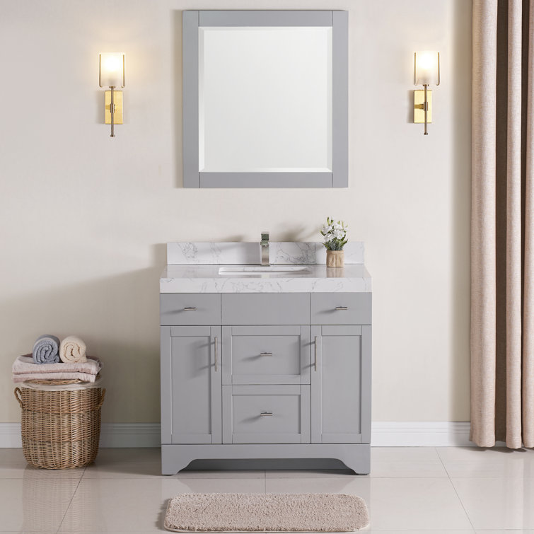 Wrought Studio Exquisite Home 36" Single Bathroom Vanity Set with