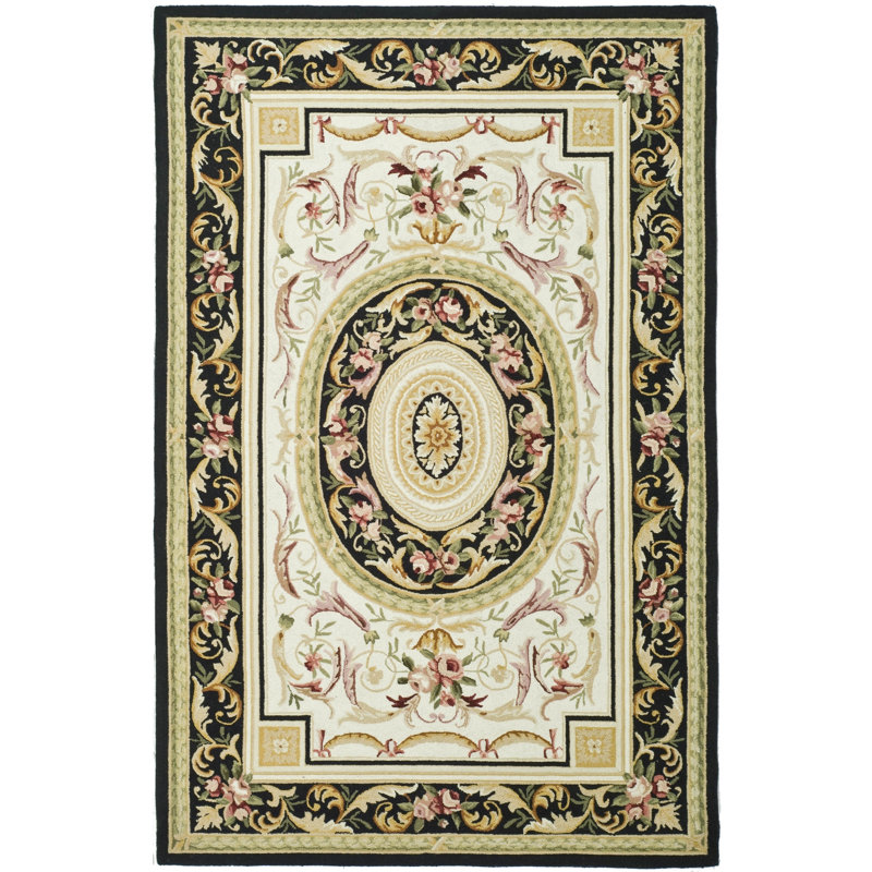 Astoria Grand Caleb Oriental Hand-Looped Wool Ivory Area ... (800 x 800 Pixel)