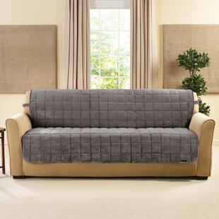 Deluxe Comfort Quilted Armless Box Cushion Sofa Slipcover By Sure Fit