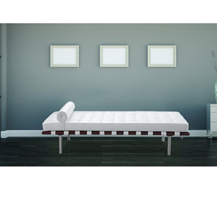 Go to store & view more images Fine Mod Imports Pavilion Leather Chaise Lounge