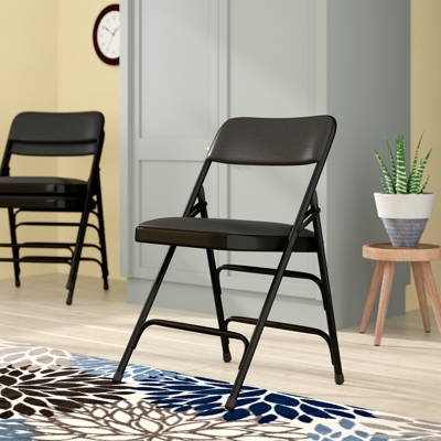 Folding Chairs Wooden Metal Padded Folding Chairs Wayfair