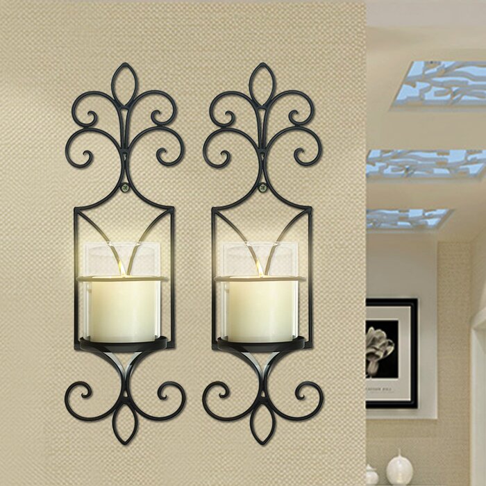 Fleur De Lis Living Metal Sconce & Reviews | Wayfair