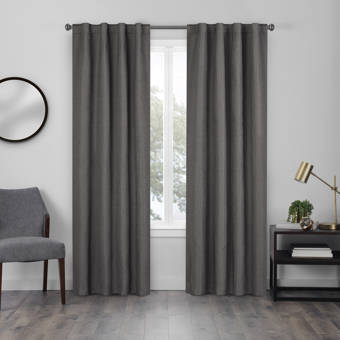 Winston Porter Eclipse Nora Max Blackout Rod Pocket Single Curtain Panel Reviews Wayfair